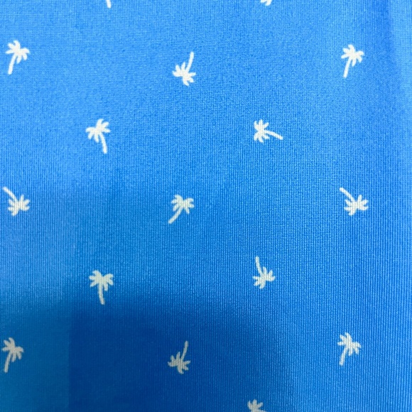 Soneven NWT Palm tree sleeveless, 1/4 zip golf polo - size M - Picture 2 of 5